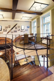 Interior of the restaurant and pizzeria Ponte di Pietra