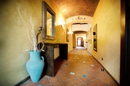 Interior of the restaurant and pizzeria Ponte di Pietra