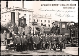 The last train of Prague-Pelhrimov track.